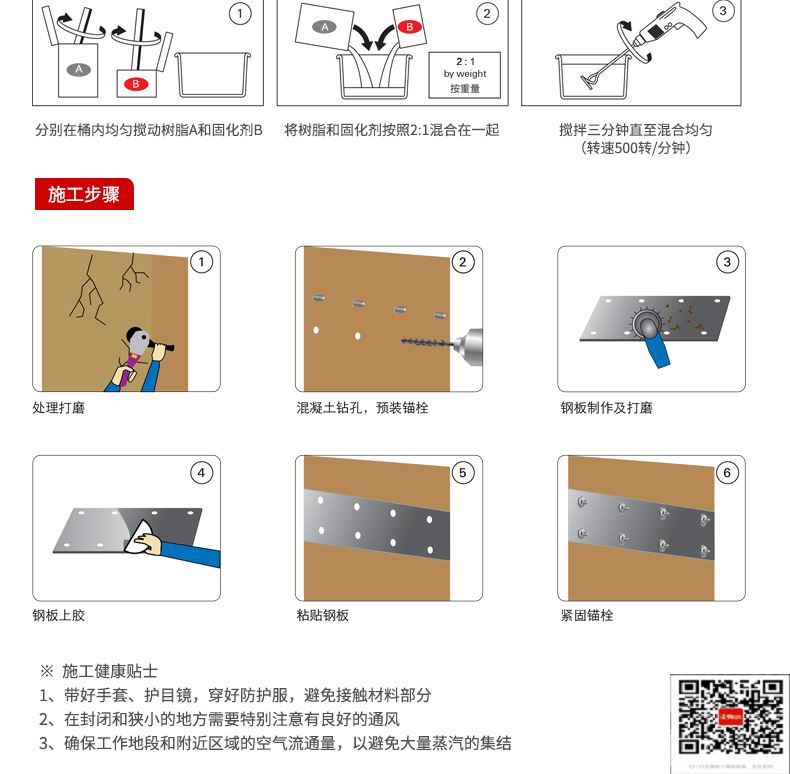 包钢荥阳粘钢加固施工过程